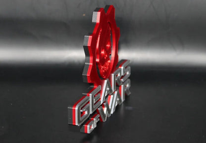 Gears Of War 3D Printed Logo Art