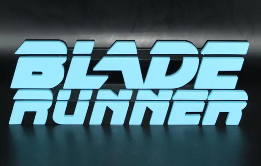 Blade Runner 3D printed Comic Logo Art