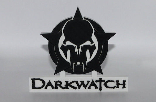 Darkwatch 3D printed Logo Art