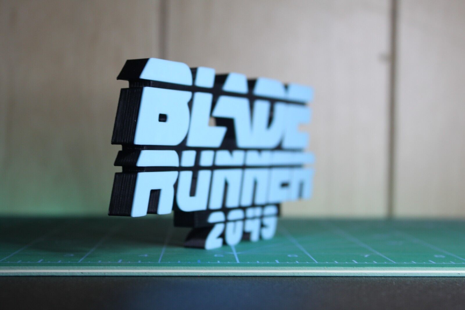 Blade Runner 2049 3D printed Comic Logo Art