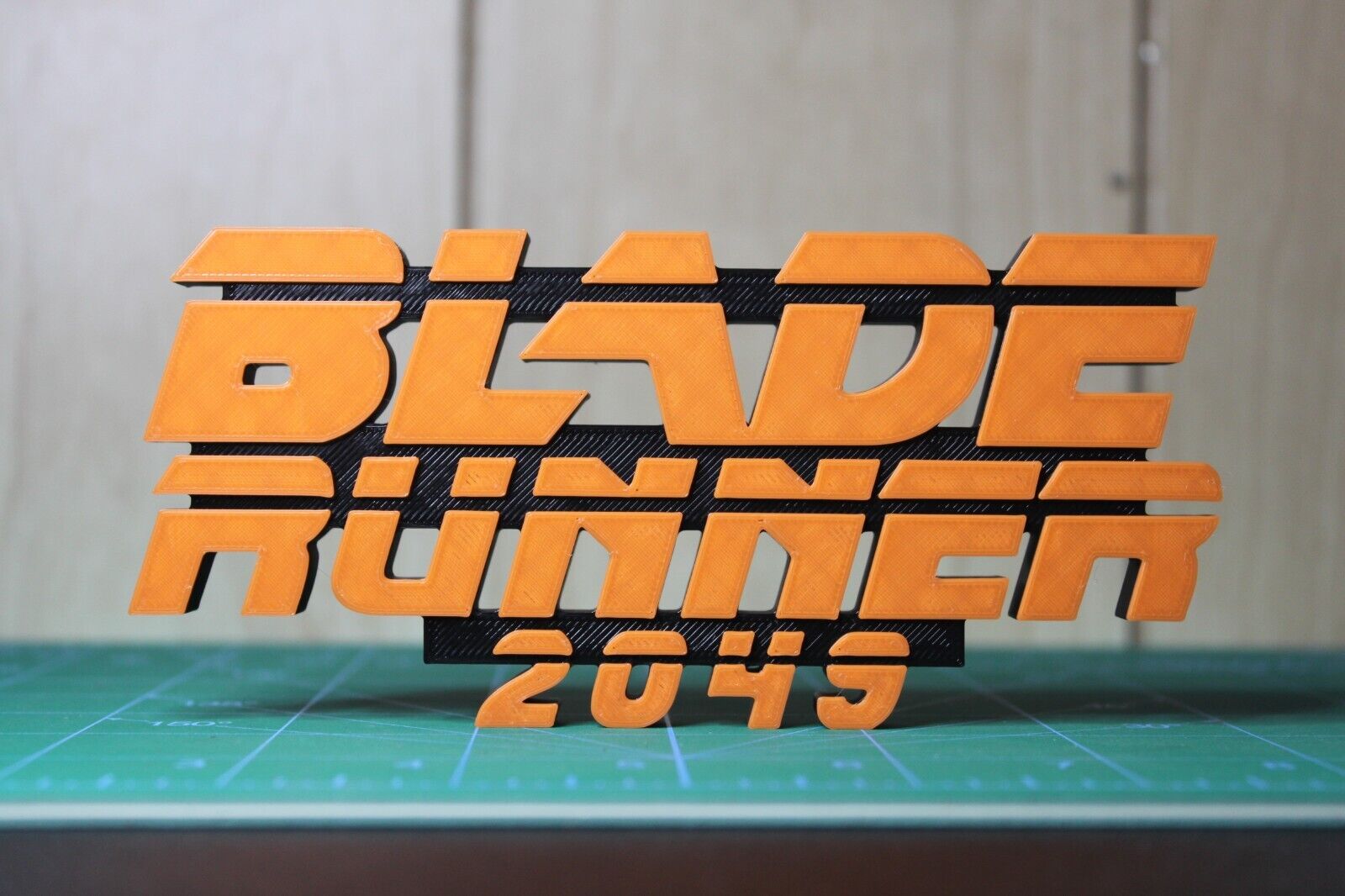 Blade Runner 2049 3D printed Comic Logo Art