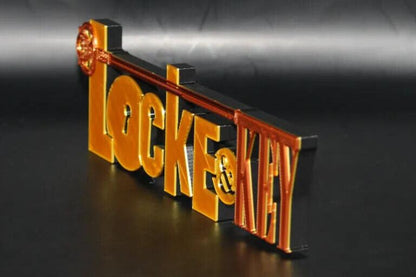 Locke & Key 3D printed Logo Art