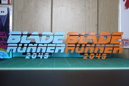 Blade Runner 2049 3D printed Comic Logo Art