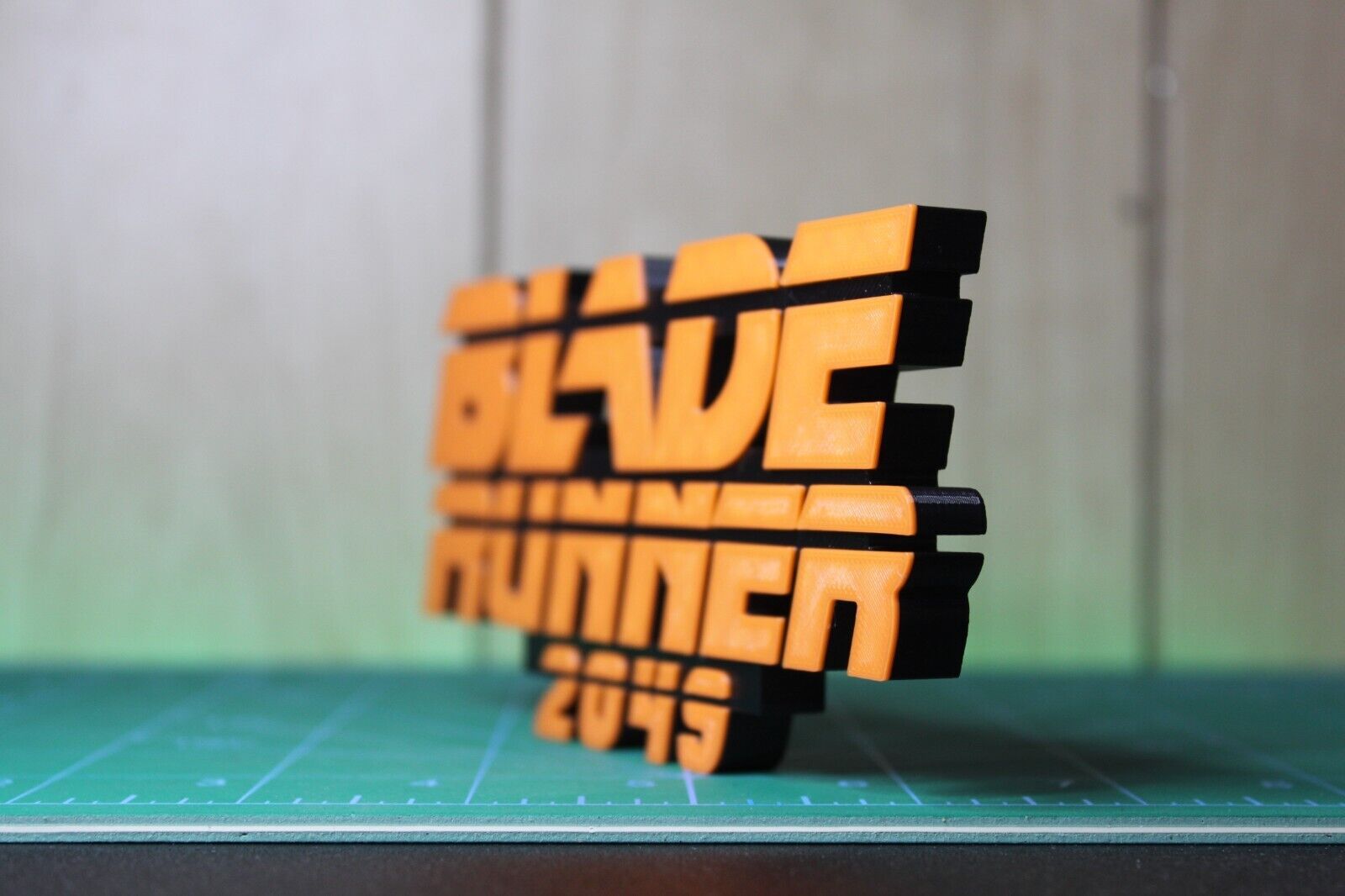 Blade Runner 2049 3D printed Comic Logo Art