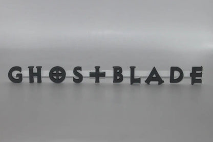 Ghost Blade 3D printed Comic Logo Art