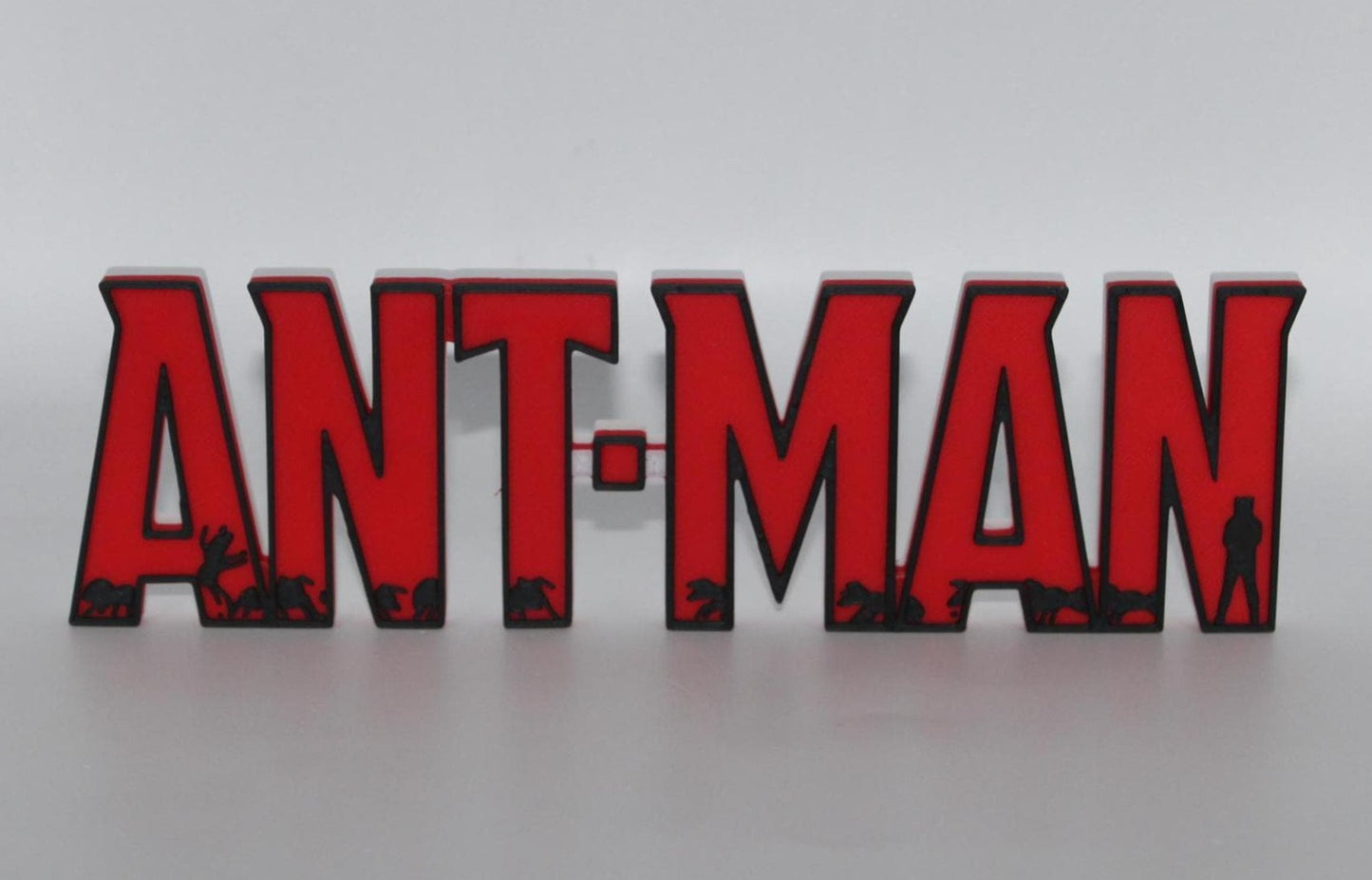 Ant-Man 3D printed Logo Sign Wall Desk Shelf Art