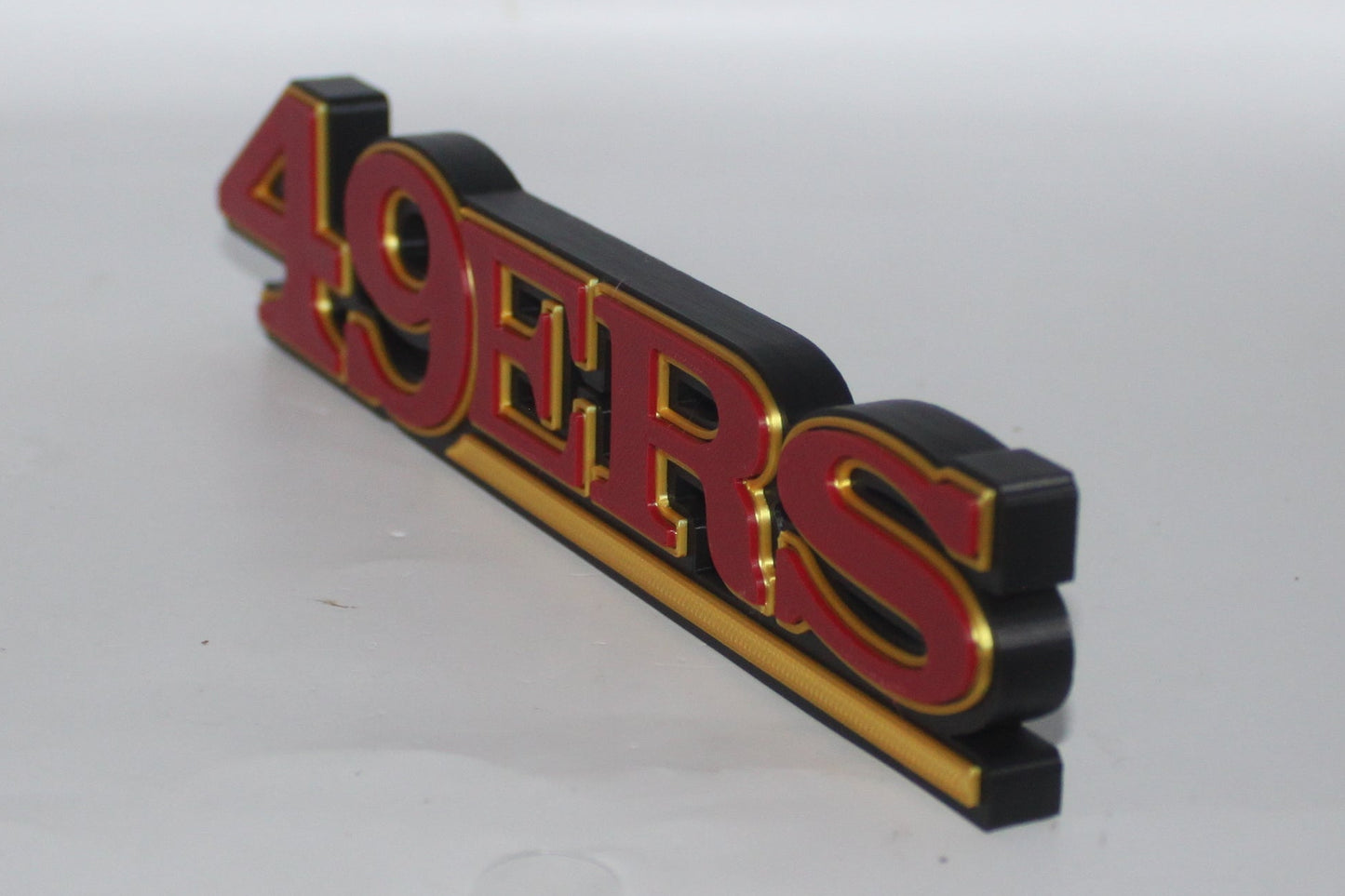 San Francisco 49ers 3D printed Logo, Sign, Wall, Desk, Fridge, Shelf Art