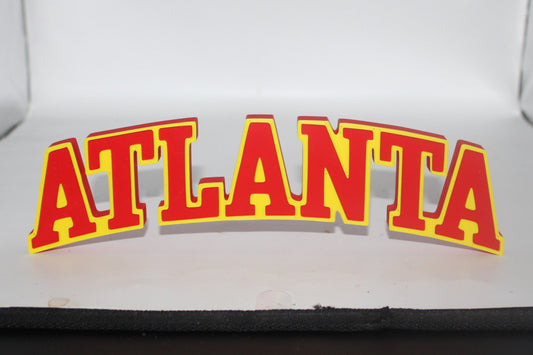 Atlanta Hawks 3D printed Logo Sign Wall Desk Shelf Art