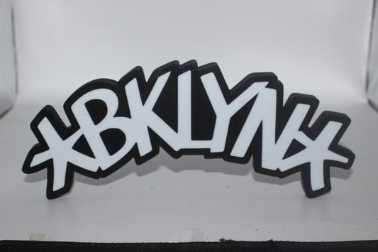 Brooklyn Nets 3D printed Logo Sign Wall Desk Shelf Art