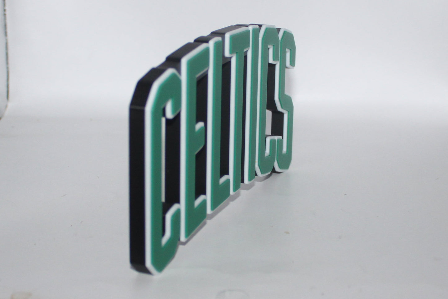 Boston Celtics 3D printed Logo Sign Wall Desk Shelf Art