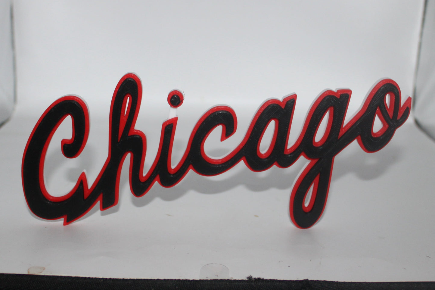 Chicago Bulls 3D printed Logo Sign Wall Desk Shelf Art