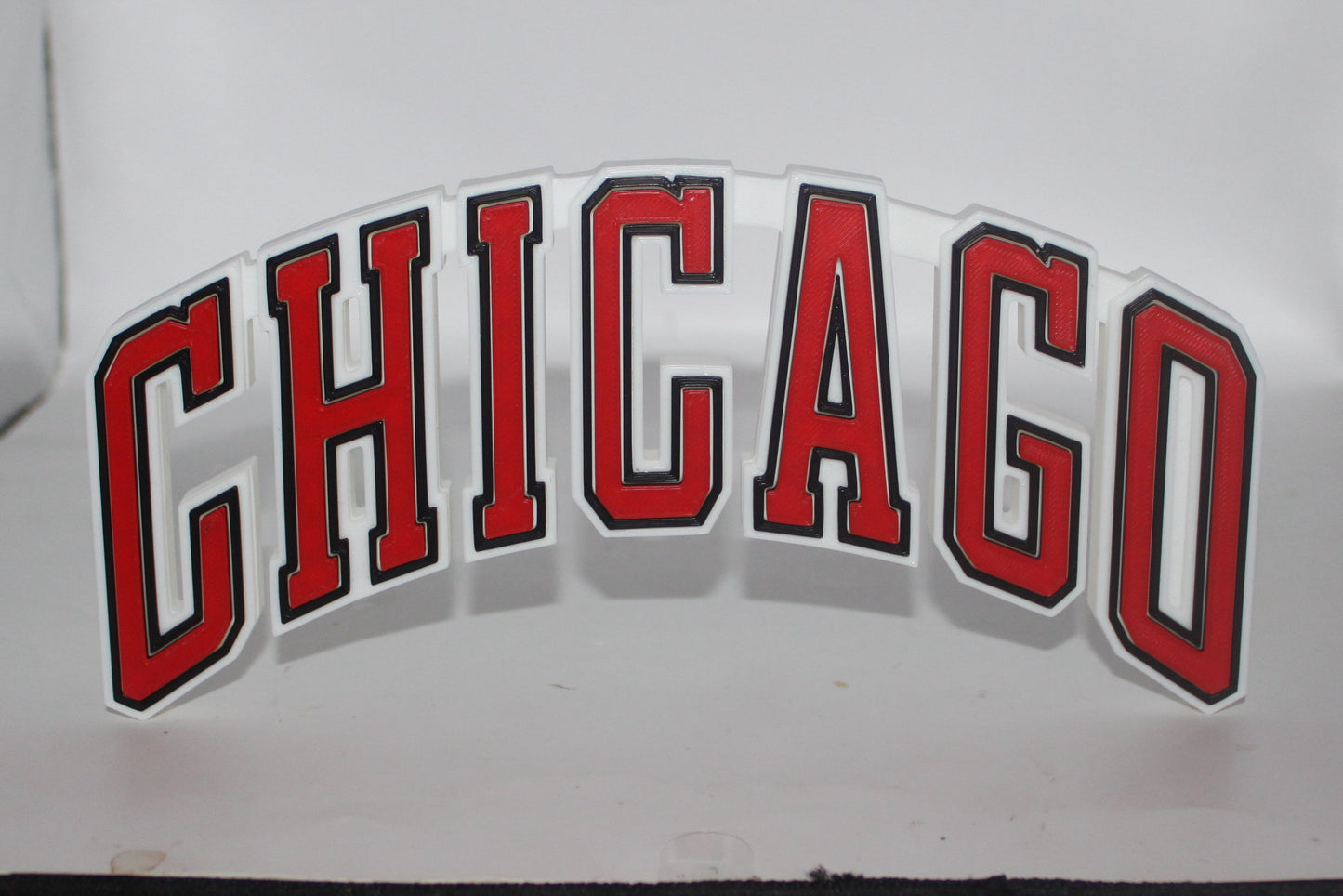Chicago Bulls 3D printed Logo Sign Wall Desk Shelf Art