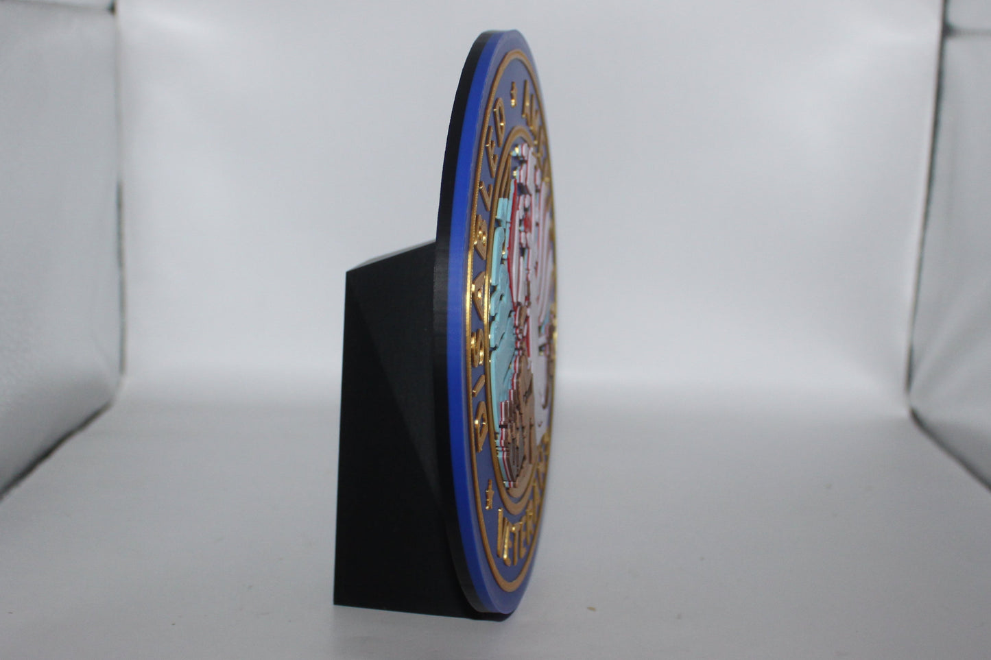 Disabled American Veterans 3D printed Logo Sign Wall Desk Shelf Art