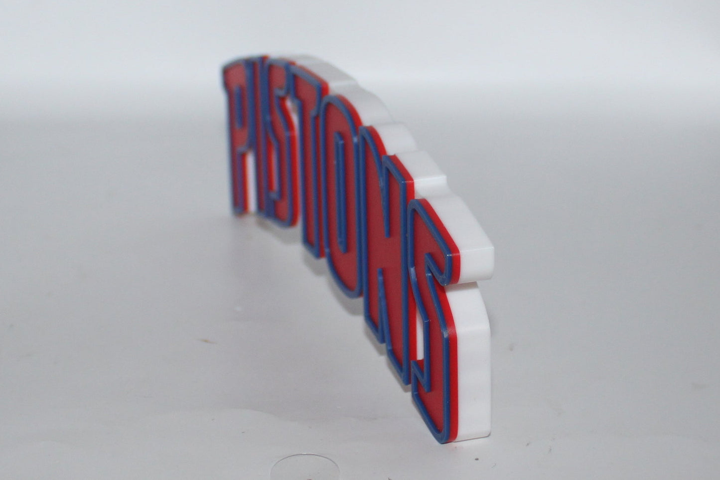 Detroit Pistons 3D printed Logo Sign Wall Desk Shelf Art