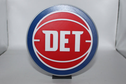 Detroit Pistons 3D printed Logo Sign Wall Desk Shelf Art
