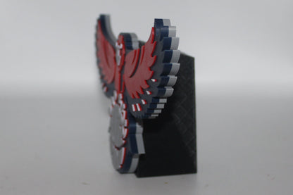 Atlanta Hawks 3D printed Logo Sign Wall Desk Shelf Art