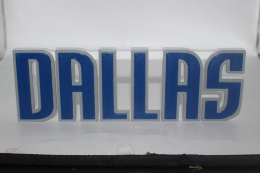 Dallas Mavericks 3D printed Logo Sign Wall Desk Shelf Art
