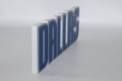Dallas Mavericks 3D printed Logo Sign Wall Desk Shelf Art