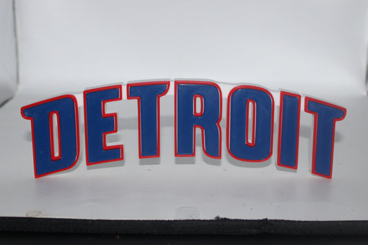 Detroit Pistons 3D printed Logo Sign Wall Desk Shelf Art