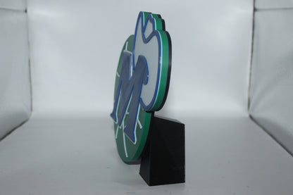 Dallas Mavericks 3D printed Logo Sign Wall Desk Shelf Art