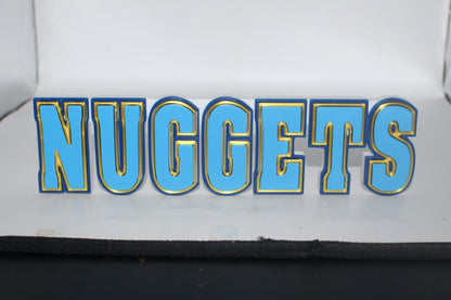 Denver Nuggets 3D printed Logo Sign Wall Desk Shelf Art