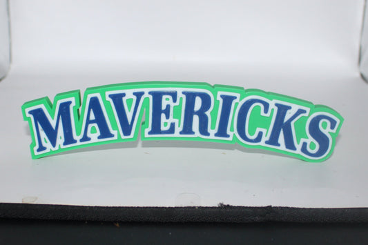 Dallas Mavericks 3D printed Logo Sign Wall Desk Shelf Art