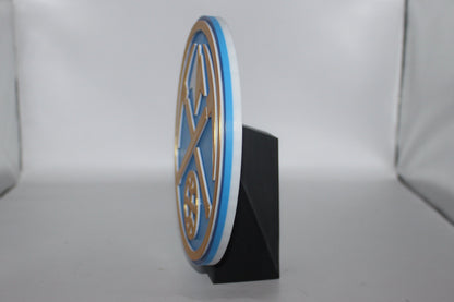 Denver Nuggets 3D printed Logo Sign Wall Desk Shelf Art