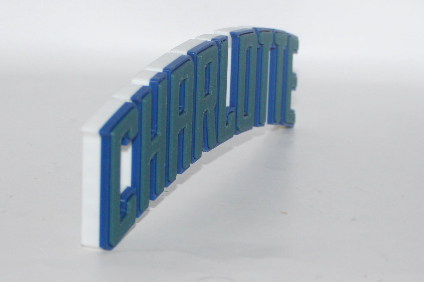 Charlotte Hornets 3D printed Logo Sign Wall Desk Shelf Art