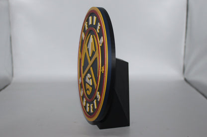Denver Nuggets 3D printed Logo Sign Wall Desk Shelf Art