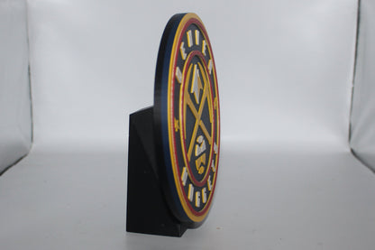 Denver Nuggets 3D printed Logo Sign Wall Desk Shelf Art