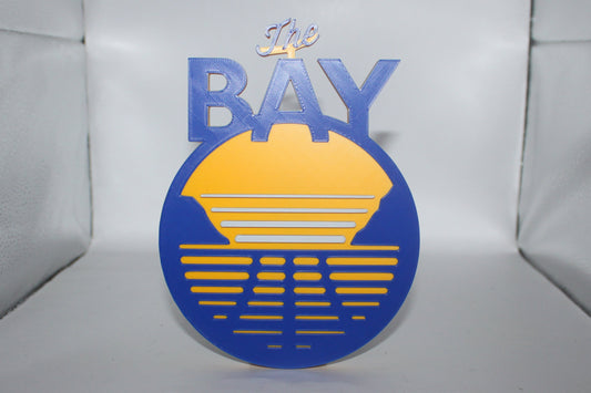 Golden State Warriors 3D printed Logo Sign Wall Desk Shelf Art