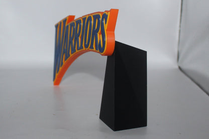 Golden State Warriors 3D printed Logo Sign Wall Desk Shelf Art