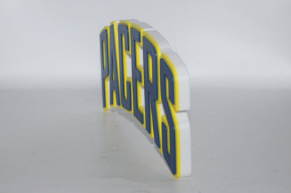 Indiana Pacers 3D printed Logo Sign Wall Desk Shelf Art