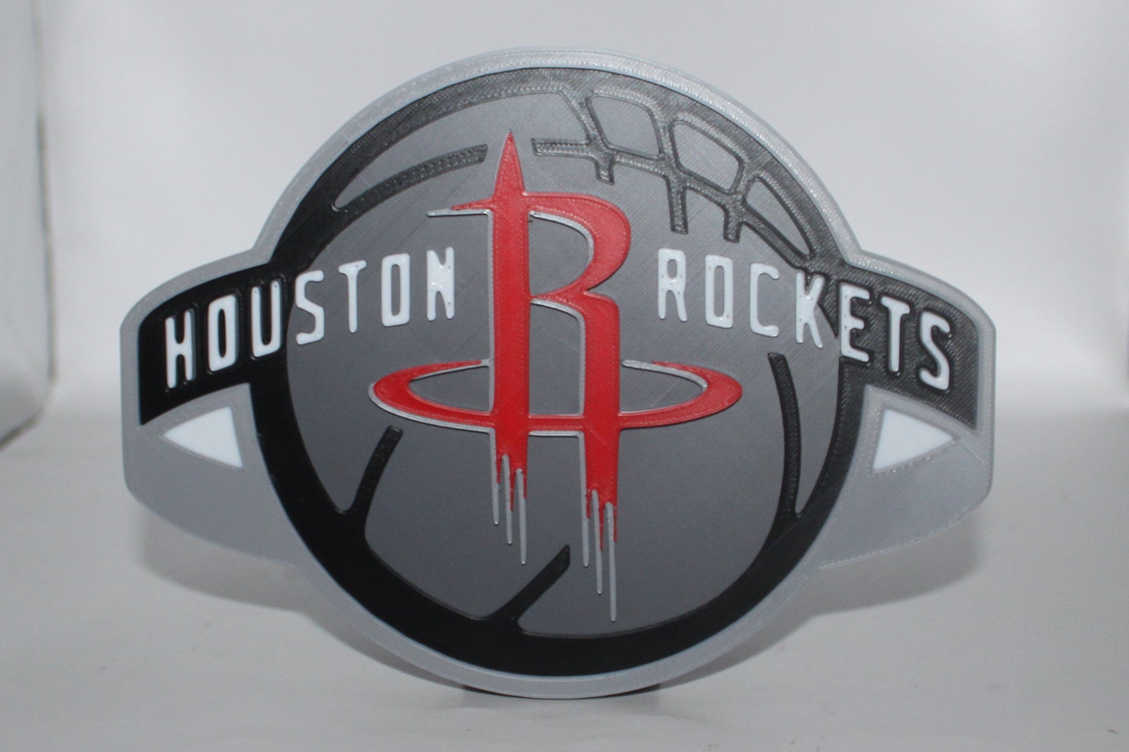 Houston Rockets 3D printed Logo Sign Wall Desk Shelf Art – WindyCity3D
