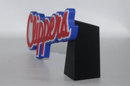 Los Angeles Clippers 3D printed Logo Sign Wall Desk Shelf Art