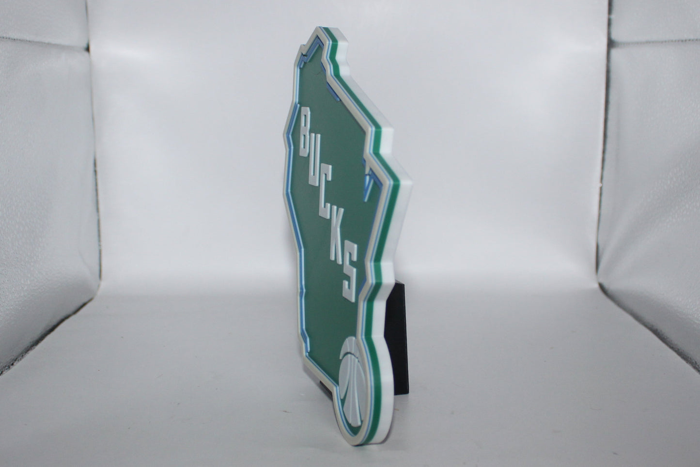 Milwaukee Bucks 3D printed Logo Sign Wall Desk Shelf Art