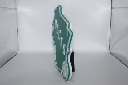 Milwaukee Bucks 3D printed Logo Sign Wall Desk Shelf Art