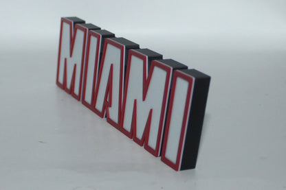 Miami Heat 3D printed Logo Sign Wall Desk Shelf Art