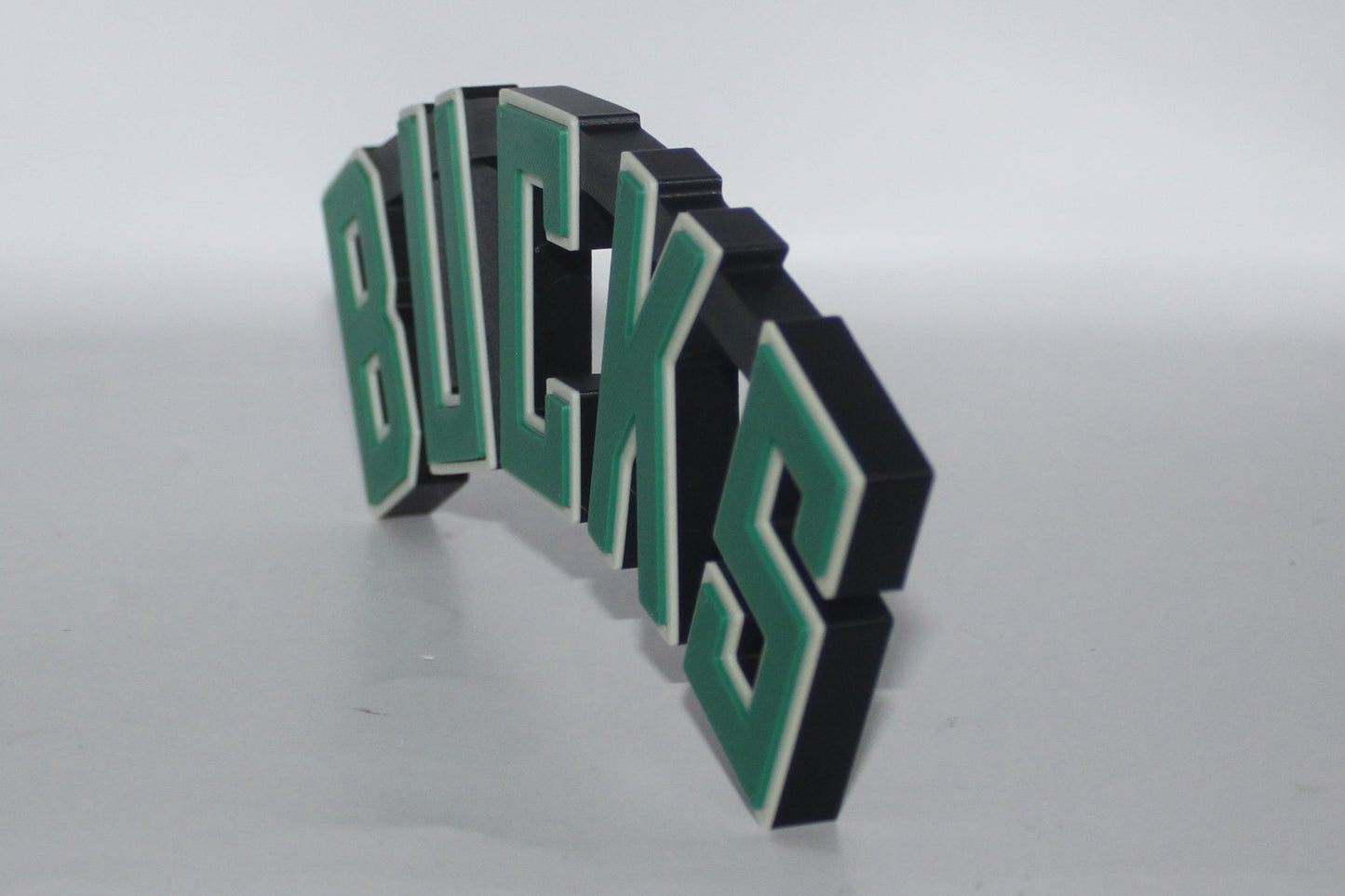 Milwaukee Bucks 3D printed Logo Sign Wall Desk Shelf Art