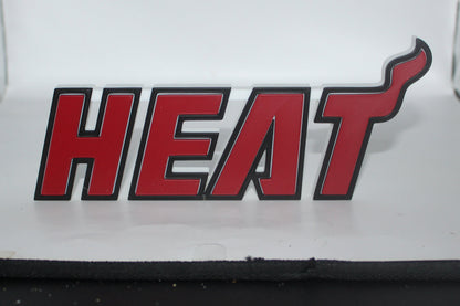 Miami Heat 3D printed Logo Sign Wall Desk Shelf Art