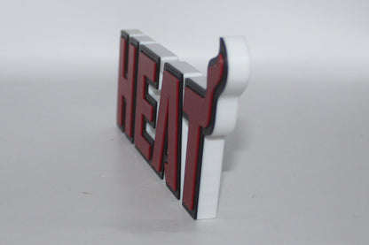Miami Heat 3D printed Logo Sign Wall Desk Shelf Art