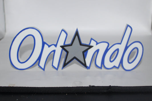 Orlando Magic 3D printed Logo Sign Wall Desk Shelf Art