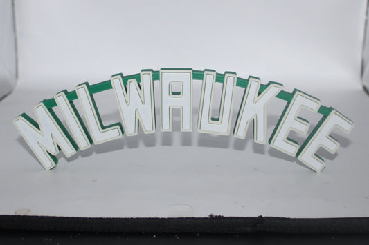Milwaukee Bucks 3D printed Logo Sign Wall Desk Shelf Art