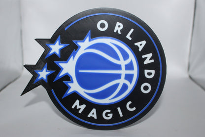 Orlando Magic 3D printed Logo Sign Wall Desk Shelf Art