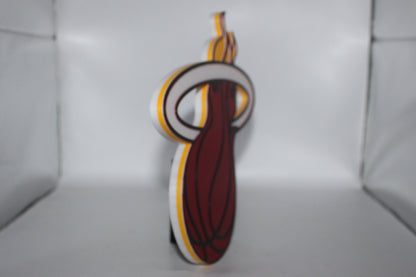 Miami Heat 3D printed Logo Sign Wall Desk Shelf Art