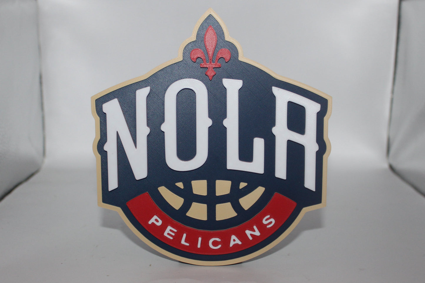 New Orleans Pelicans 3D printed Logo Sign Wall Desk Shelf Art