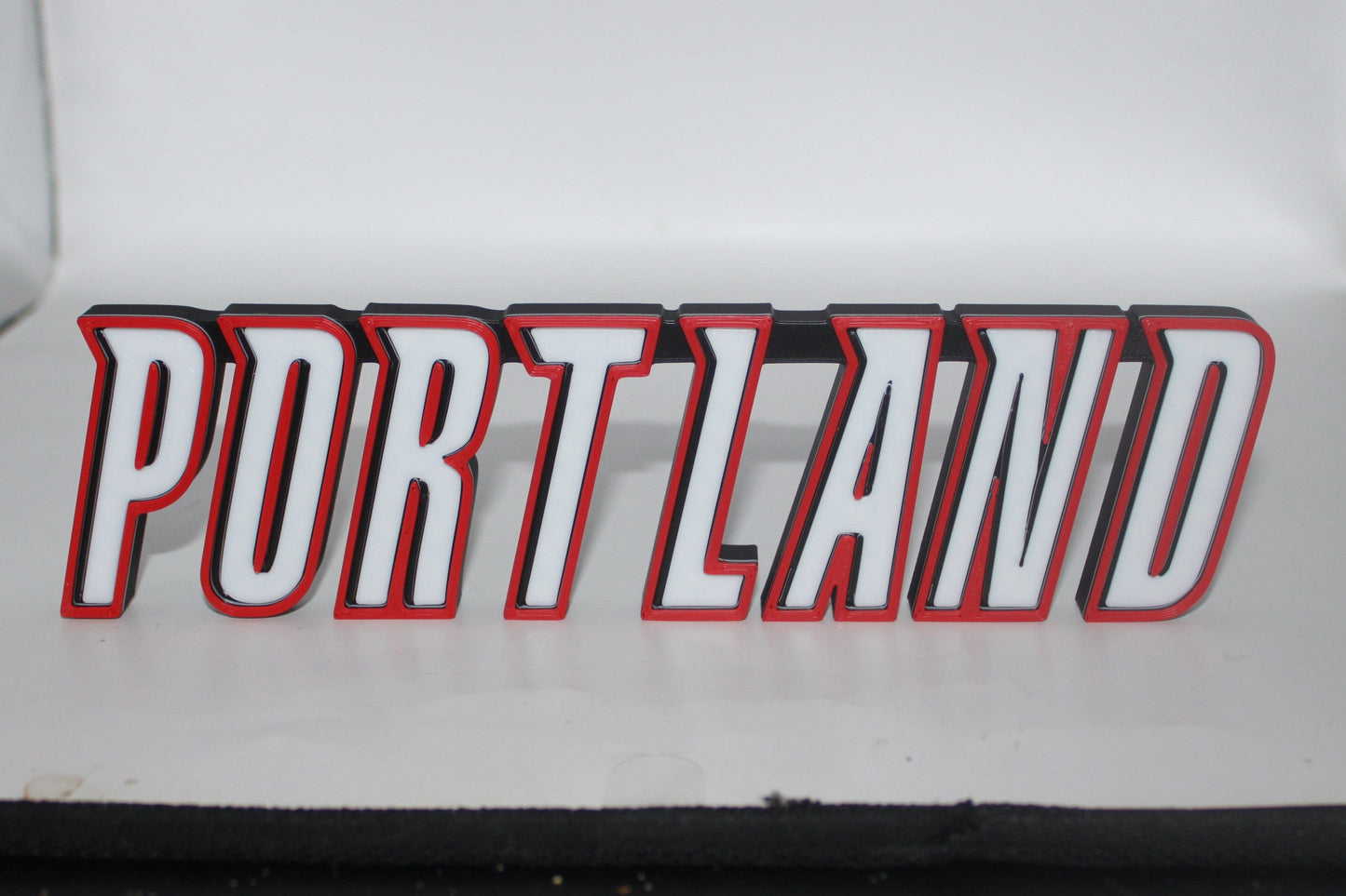 Portland Trail Blazers 3D printed Logo Sign Wall Desk Shelf Art