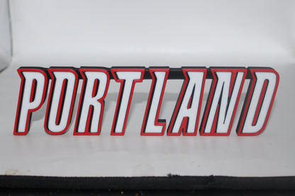 Portland Trail Blazers 3D printed Logo Sign Wall Desk Shelf Art