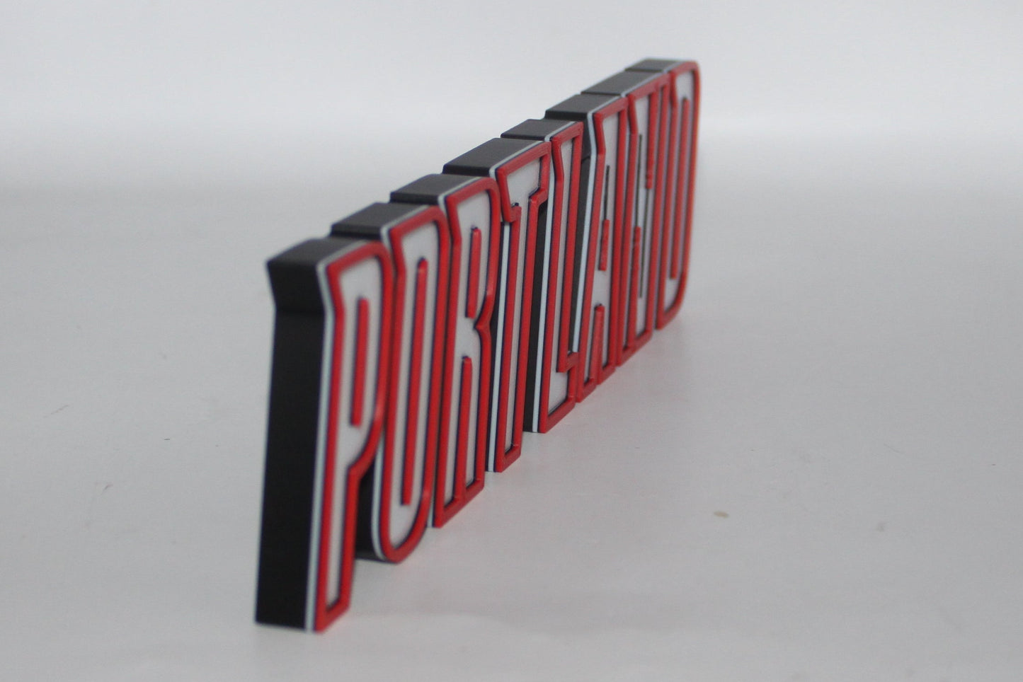 Portland Trail Blazers 3D printed Logo Sign Wall Desk Shelf Art