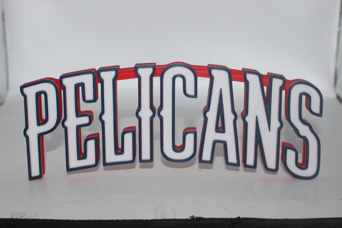 New Orleans Pelicans 3D printed Logo Sign Wall Desk Shelf Art